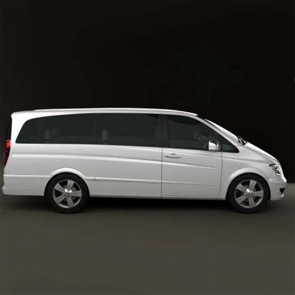 Couverture Rail Siège Mercedes Viano/Vito W639 - 94cm Noir Neuf (origine)
